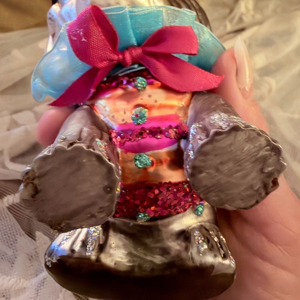 Hand Blown Glass Charming Shih Tzu Dog Holiday Ornament - Picture 6 of 8